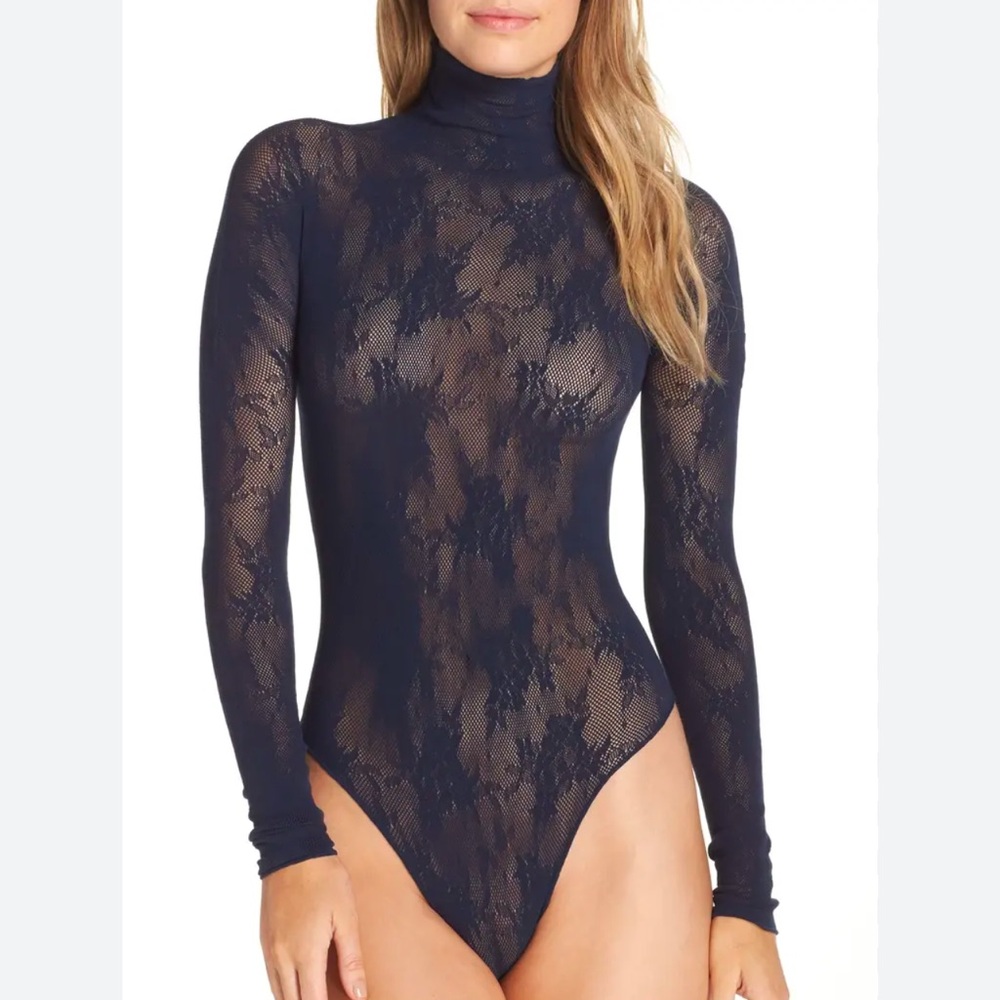 Halogen x Atlantic pacific lace bodysuit